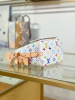 複刻LV 村上隆 All In BB 彩色 M13089 實拍 細節 底部