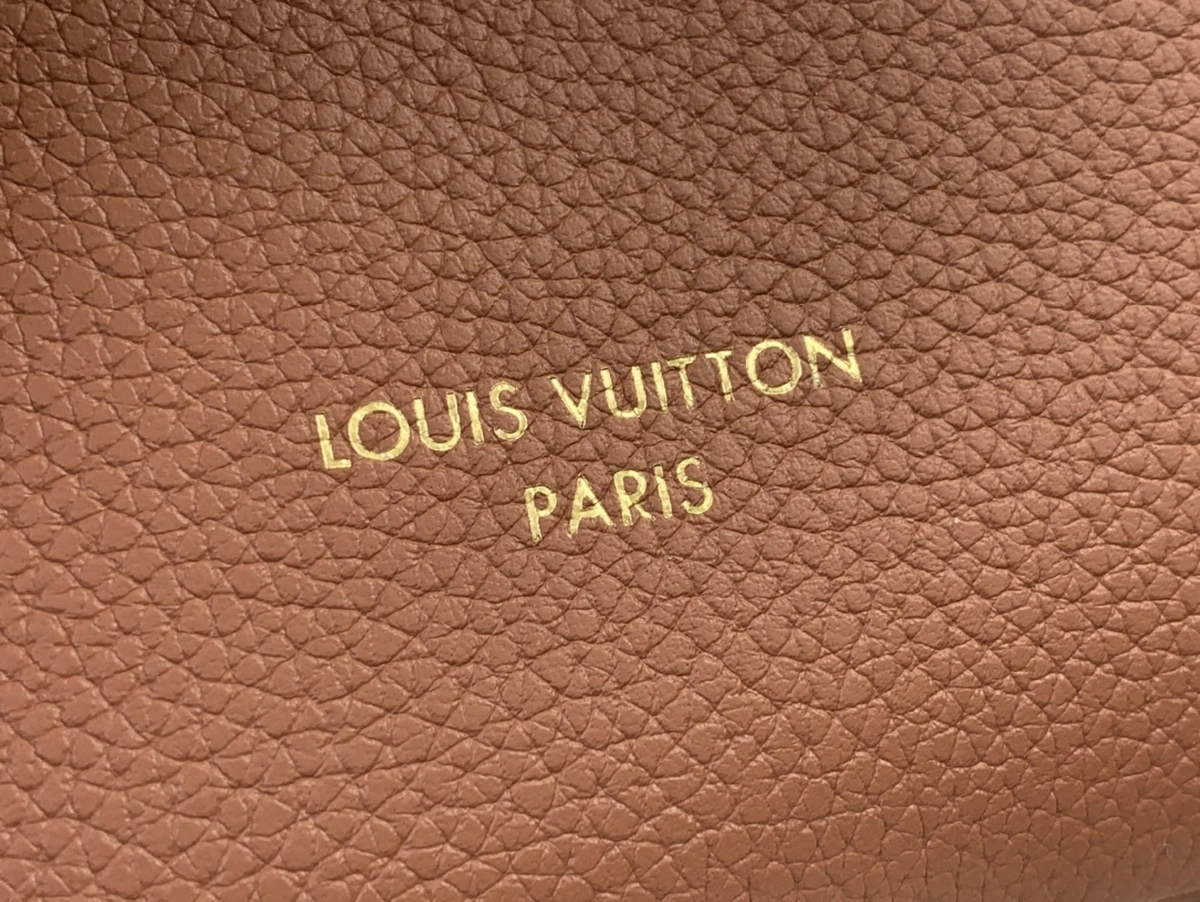 LV Low Key All In BB 棕色M14416 細節 實拍 燙金