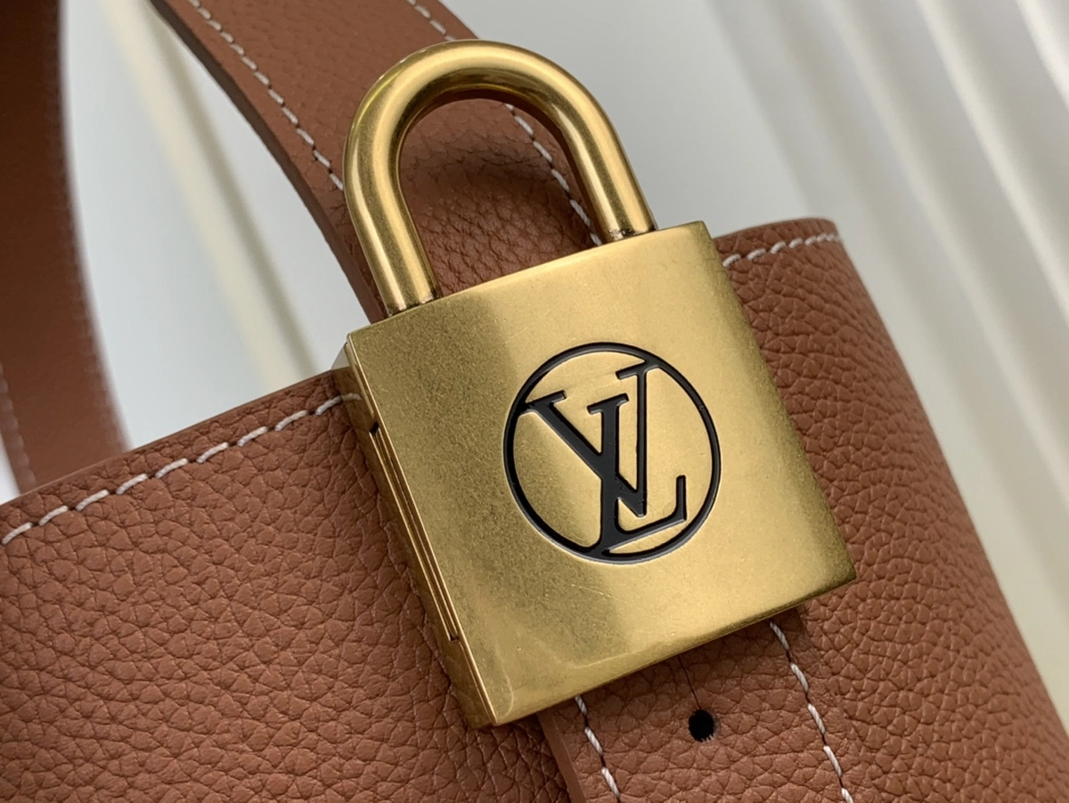 LV Low Key All In BB 棕色M14416 細節 實拍 全鋼鎖頭