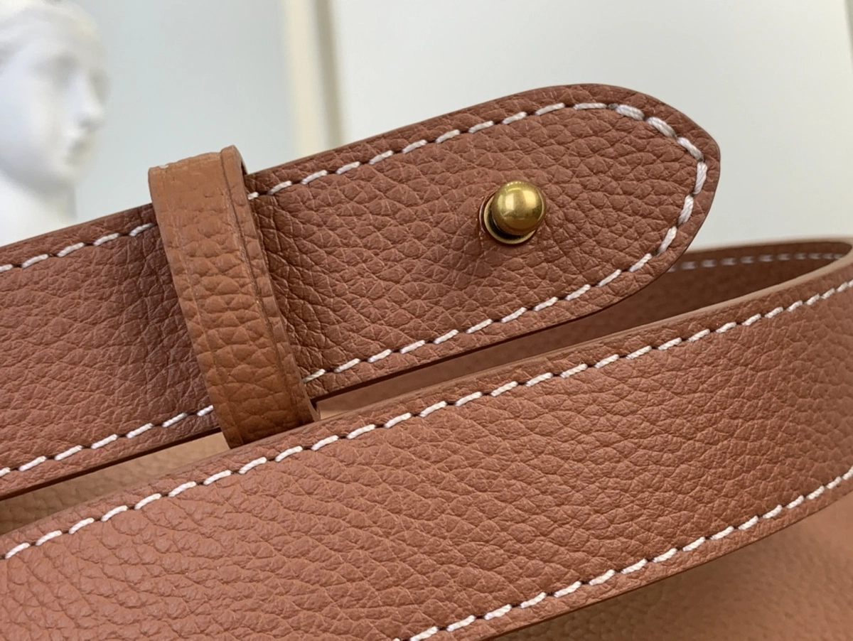 LV Low Key All In BB 棕色M14416 細節 實拍 肩帶