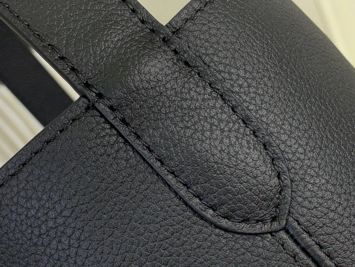 LV Low Key All In BB 黑色 M25543 實拍照片 細節 縫綫
