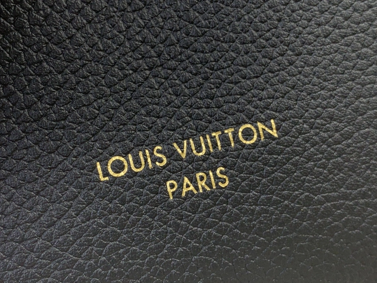 LV Low Key All In BB 黑色 M25543 實拍照片 細節 燙金 LOGO