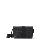 a貨包包 LV S-Cape 黑色 單肩斜背 郵差包 M46794-主圖