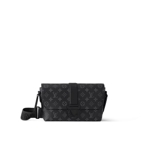 a貨包包 LV S-Cape 黑色 單肩斜背 郵差包 M46794-主圖