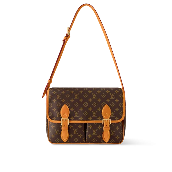 a貨包包 LV 老花色 單肩 斜背 郵差包 M14723首圖-1