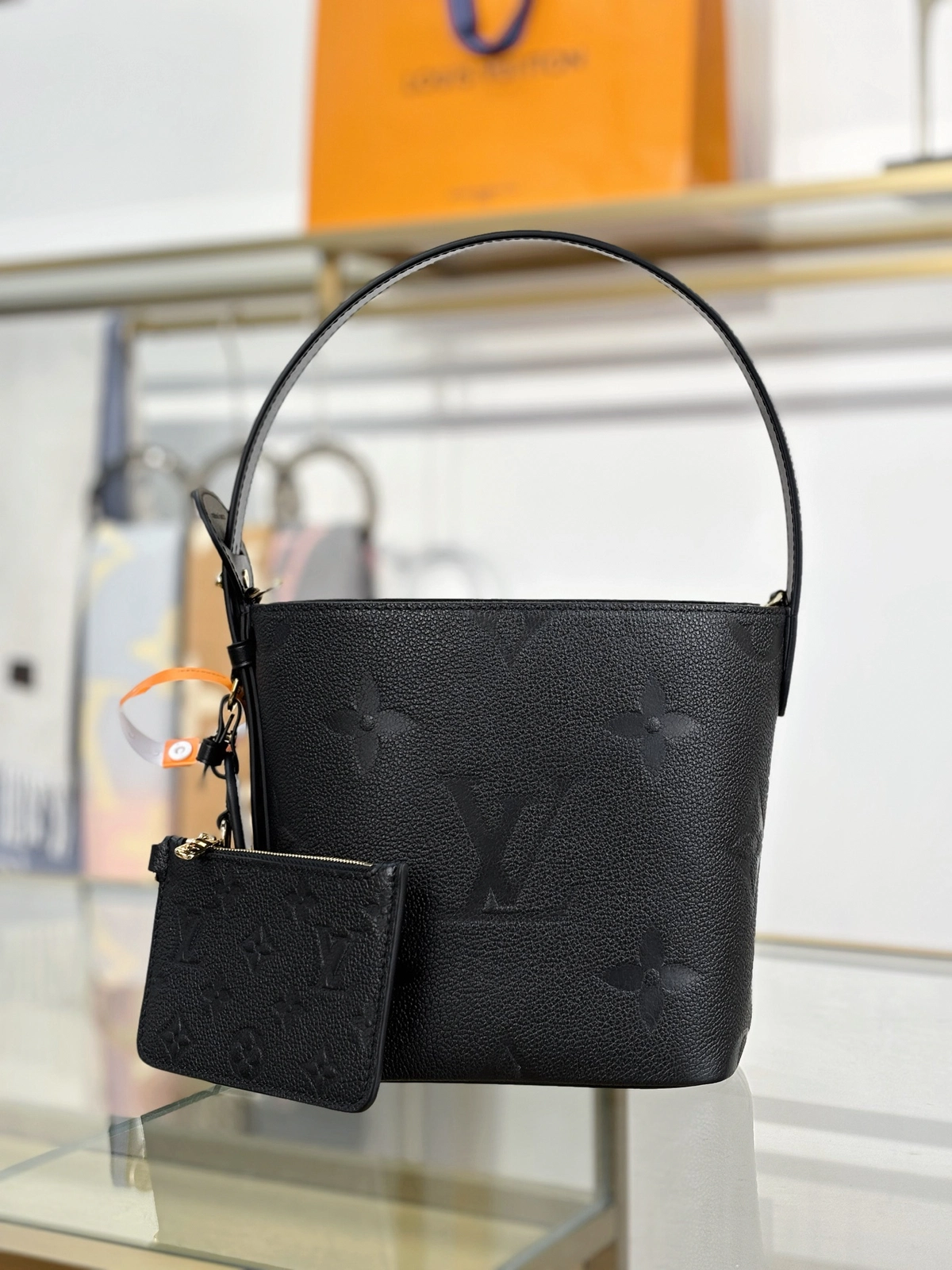 lv All In BB M13480 黑色 實拍 細節 正面