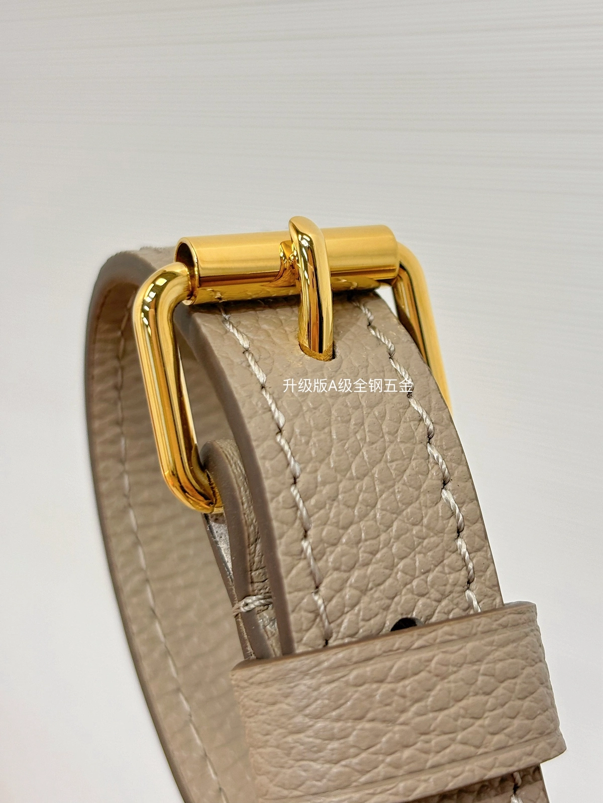 頂級a貨 LV OnTheGo 斑鳩灰色 單肩手提 托特包 M23641 實拍細節全鋼五金扣子