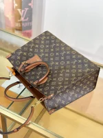 頂級a貨 LV OnTheGo 老花 單肩手提 托特包 M14235 實拍照片側面