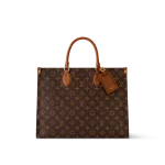 頂級a貨 LV OnTheGo 老花 單肩手提 托特包 M14235-主圖