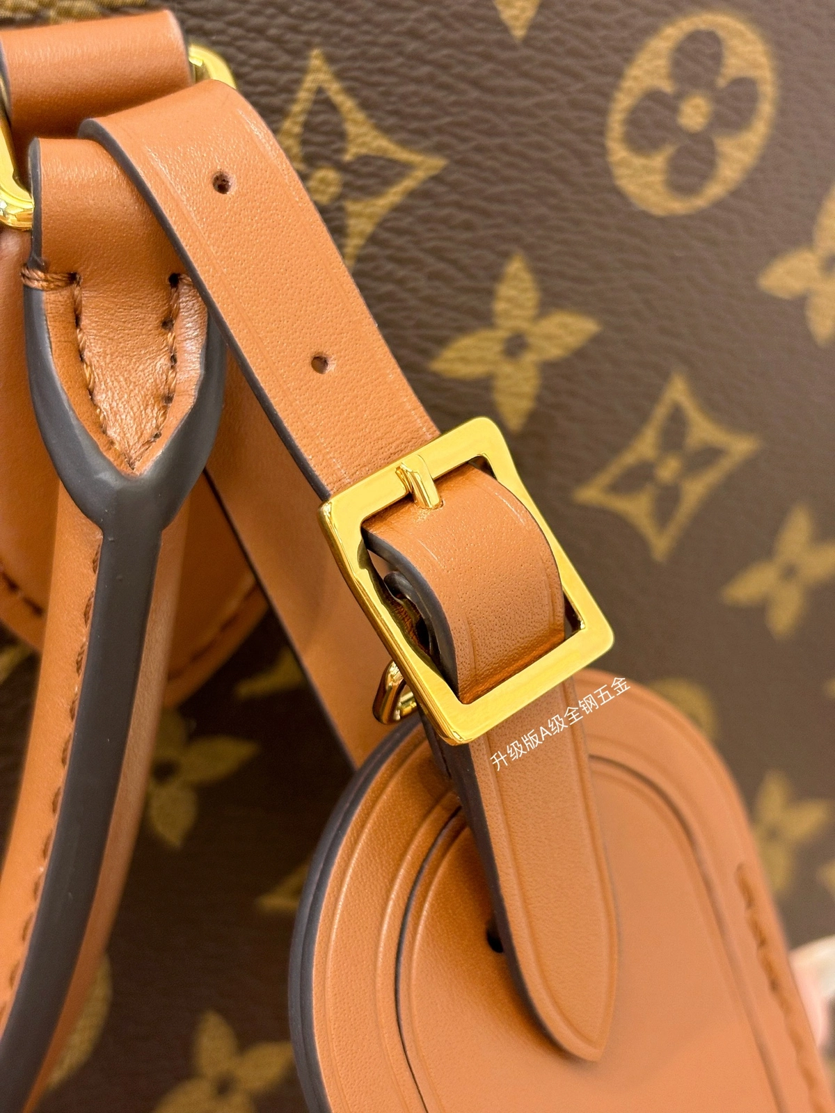 頂級a貨 LV OnTheGo 老花 單肩手提 托特包 M14235 實拍細節全鋼五金扣子