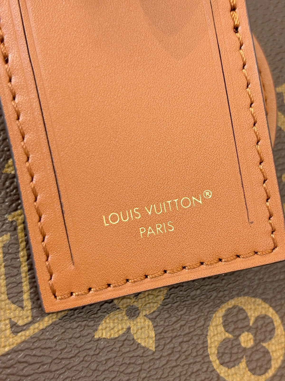 頂級a貨 LV OnTheGo 老花 單肩手提 托特包 M14235 實拍細節吊牌LOGO