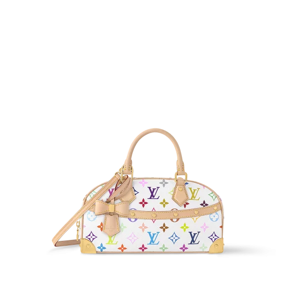 頂級a貨 LV 村上隆 Handbag East West 白三彩 單肩手提 托特包 M13084-19 頂級a貨 LV 村上隆 Handbag East West 白三彩 單肩手提 托特包 M13084-主圖