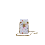頂級高仿|LV村上隆 Phone Pouch Métis 白三彩 鏈條 手機包M14098 MB厰