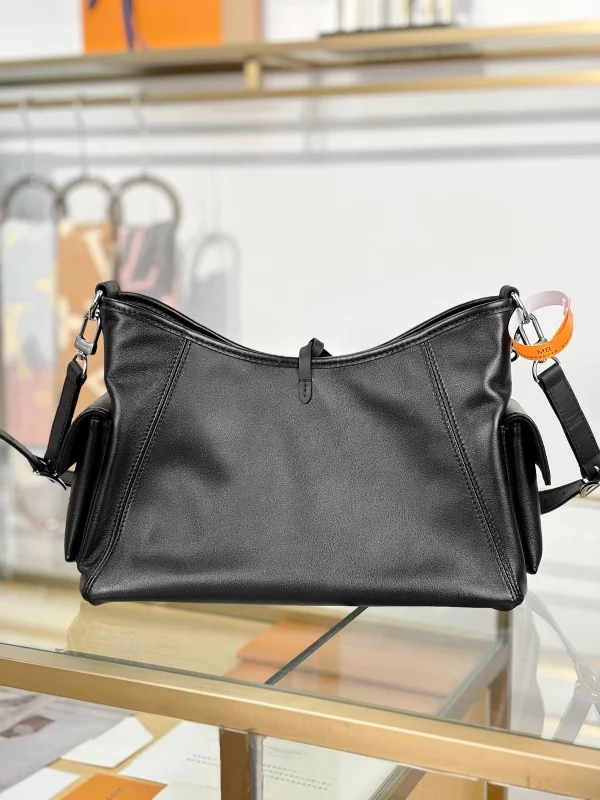 高仿包包LV CarryAll 黑色M24861 實拍照片 正面