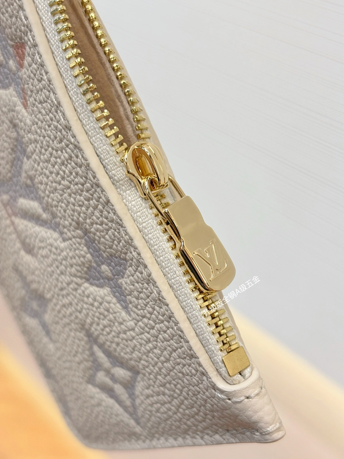 高仿包包 LV All In BB 漸變奶油色 單肩斜挎 水桶包 M25673 實拍細節全鋼五金拉鏈