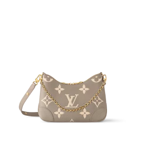 高仿包包 LV Boulogne PM 斑鳩灰色 壓花 鏈條皮帶雙肩帶 牛角包 M13224 主圖