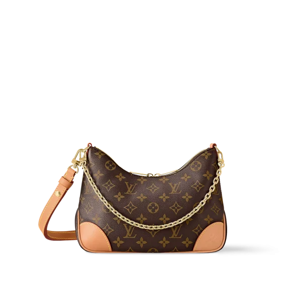 高仿包包 LV Boulogne PM 老花 鏈條單肩 牛角包 M45832首圖-1