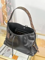 高仿包包 LV CarryAll Cargo Vibe MM 黑色 M25143 實拍照片 容量