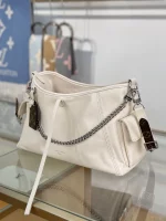 高仿包包 LV CarryAll Cargo Vibe PM 香草色 M12919 實拍照片 側面