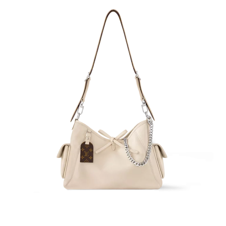 Click to view full screen 高仿包包 LV CarryAll Cargo Vibe PM 香草色 M12919-19
