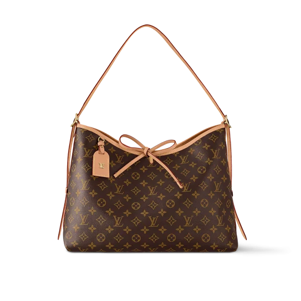 高仿包包 LV CarryAll MM 老花色 單肩斜挎包 M46197首圖-1