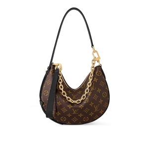 高仿包包 LV Cookie BB 老花 單肩手提 半月包 M15056 主圖