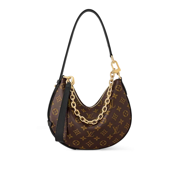 高仿包包 LV Cookie BB 老花 單肩手提 半月包 M15056 主圖