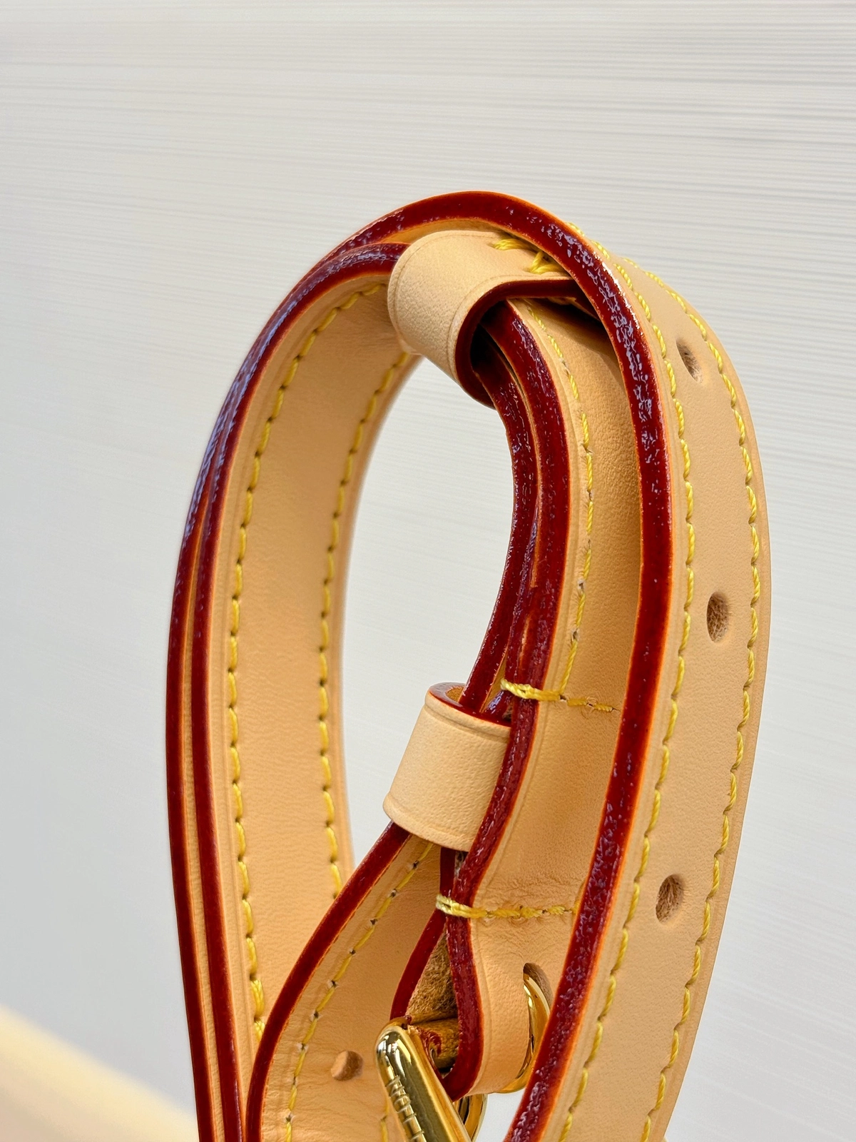 高仿包包 LV Diane法棍包 丹寧牛仔布 M13070 實拍細節照片 肩帶