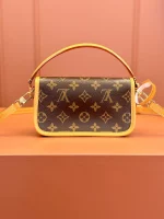 高仿包包 LV Nano Diane法棍包 老花 M83298 實拍照片 細節背面