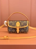 高仿包包 LV Nano Diane法棍包 老花 M83298 實拍照片 細節正面