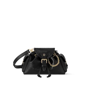 高仿包包 LV Odyssée 黑色 雙肩帶 單肩斜背包 M25554 -主圖