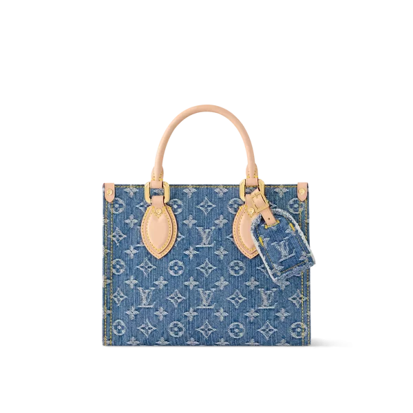 高仿包包|LV OnTheGo 丹寧牛仔布 托特包 M14633 MB厰：圖片 1