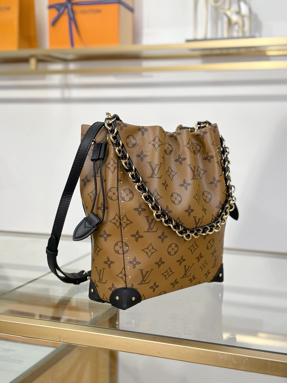 高仿包包 LV 老花Noé Trunk PM M13324 實拍 側面