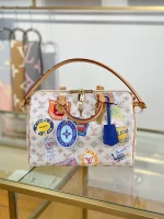 高仿精品 LV Speedy30 手提斜背 旅行包 M14587 實拍照片正面
