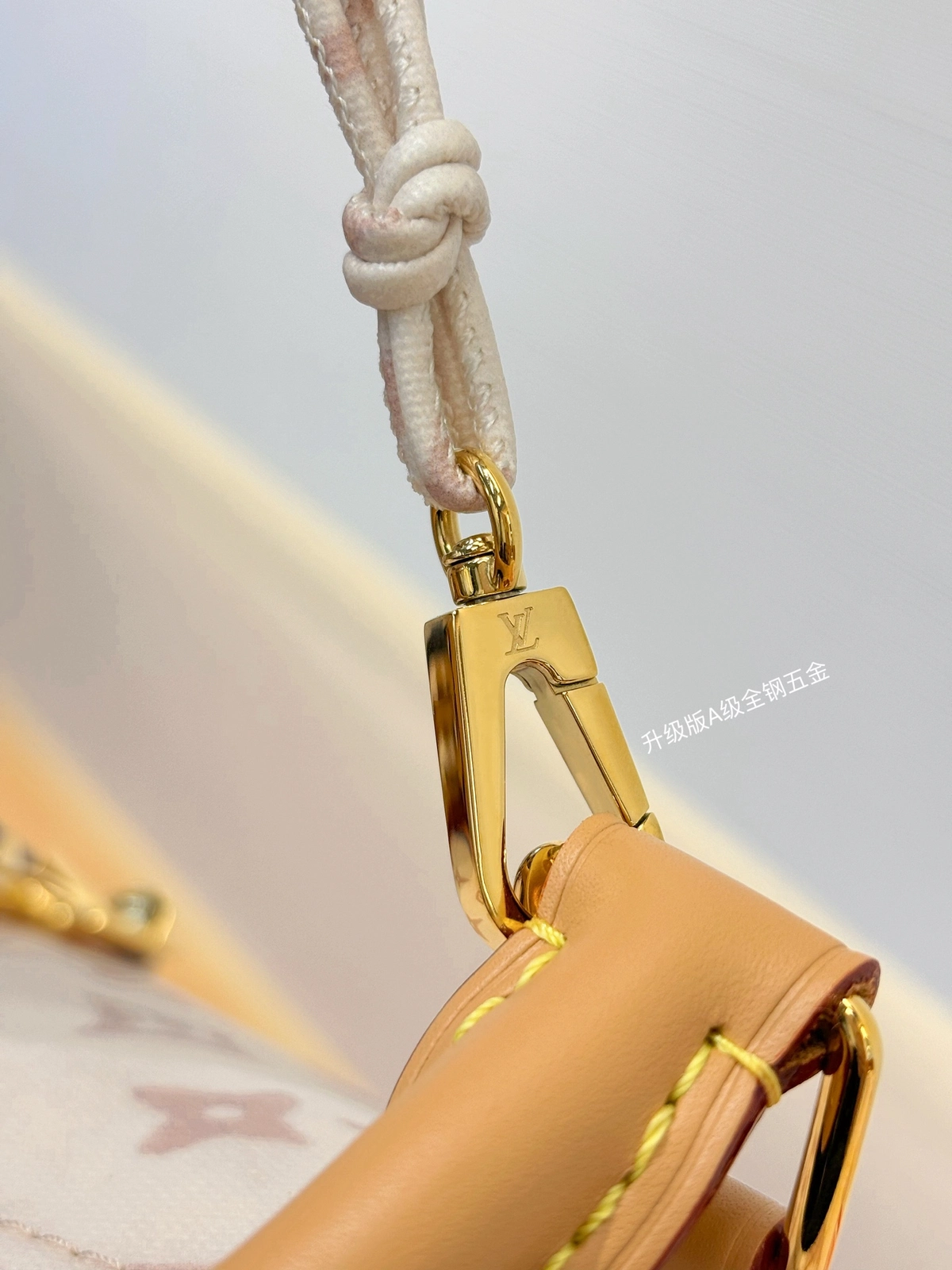 高仿精品 LV Speedy30 手提斜背 旅行包 M14587 實拍細節全鋼五金扣子