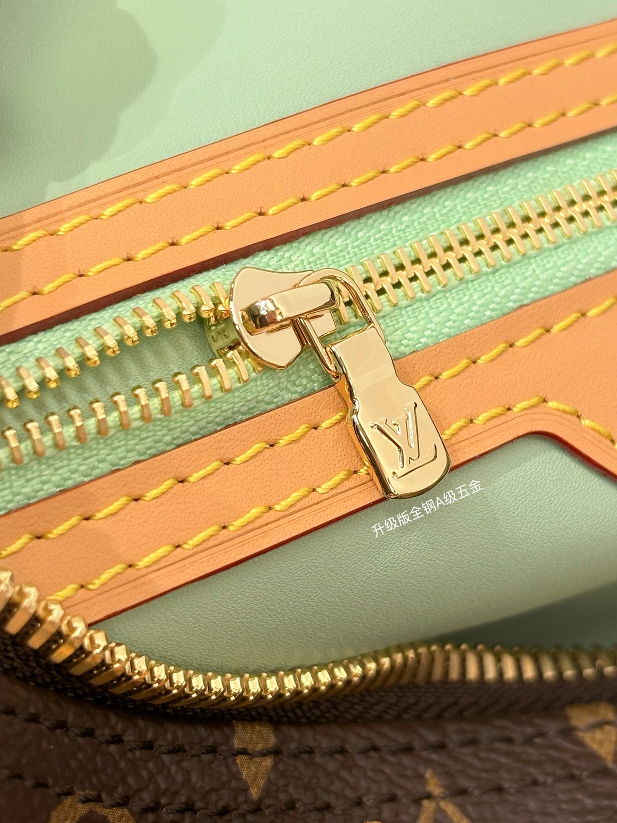 高仿精品 LV Speedy30 老花 單肩手提 旅行包 M15107 實拍細節全鋼五金拉鏈