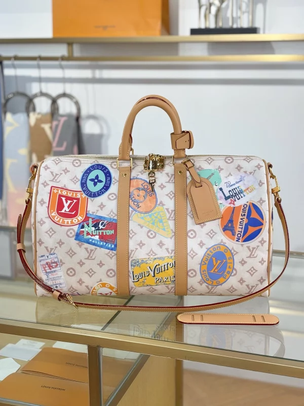高仿精品 LV Speedy45 手提單肩 旅行包 M14736 實拍照片正面