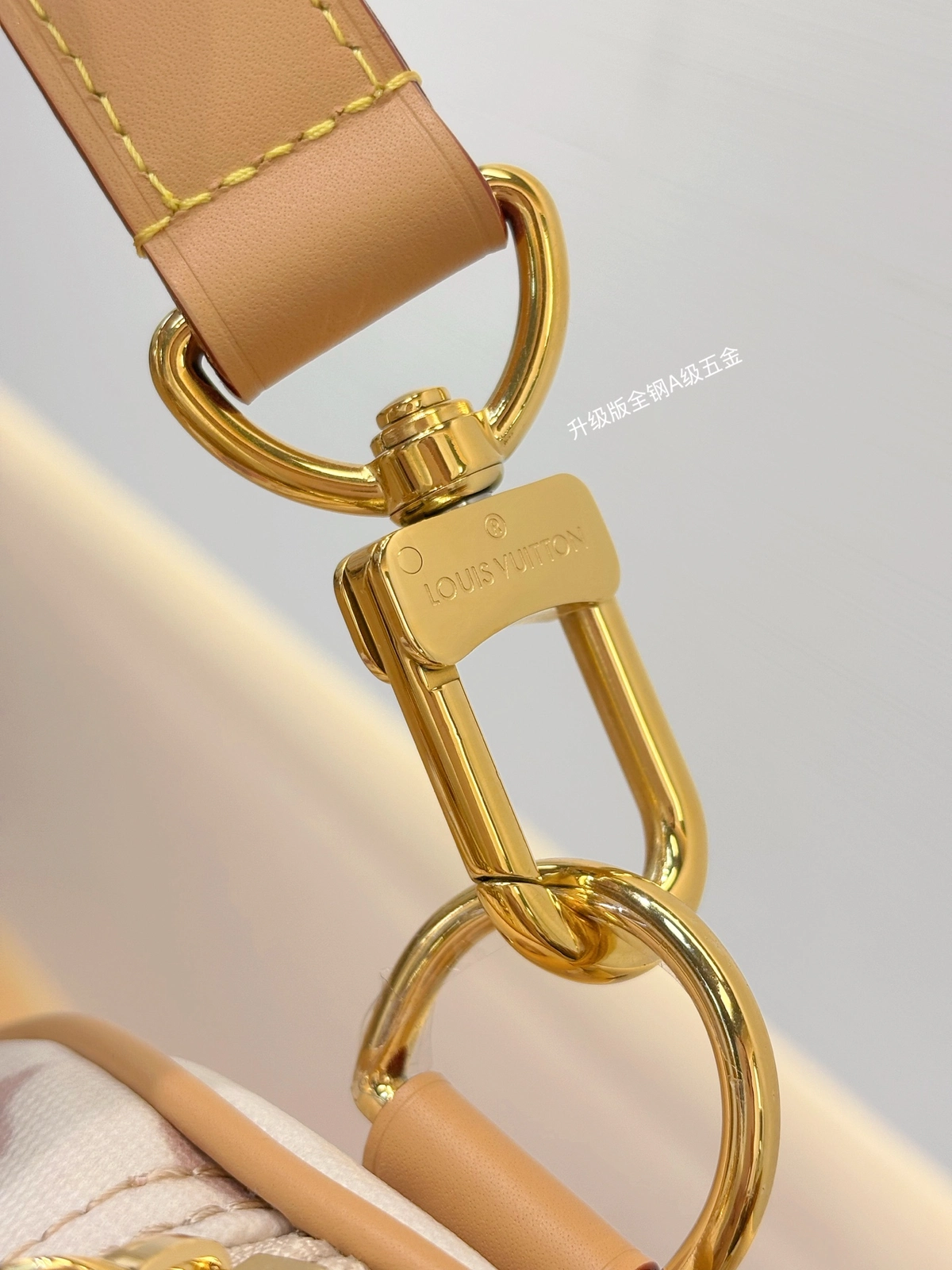 高仿精品 LV Speedy45 手提單肩 旅行包 M14736 實拍細節全鋼五金扣子