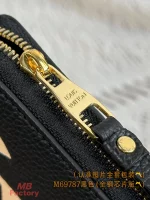 超級高仿 LV ZIPPY 黑色 壓花 短款拉鏈 零錢包 M69787 實拍照片全鋼五金拉鏈