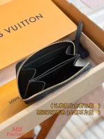超級高仿 LV ZIPPY 黑色 壓花 短款拉鏈 零錢包 M69787 實拍照片容量