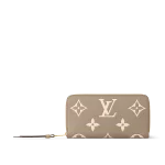 高仿精品 LV 大象灰色 壓花 拉鏈錢包 M69794- 主圖1